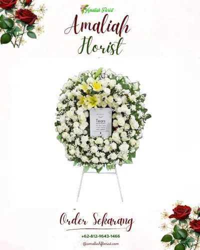 Krans Bunga Duka Cita di Cikaranggeusan